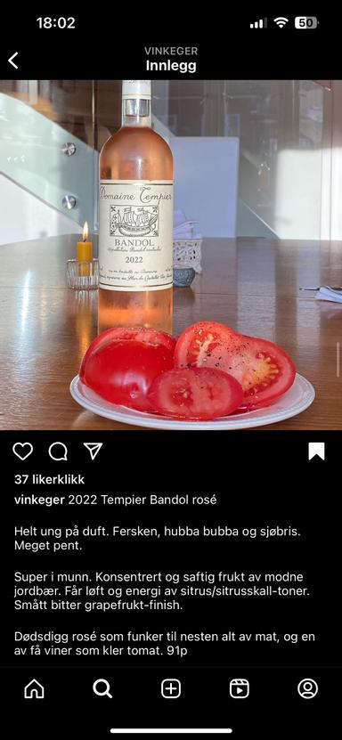 Dom. Tempier Bandol Rosé