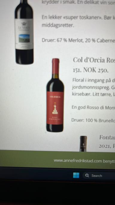 Col d'Orcia Rosso di Montalcino