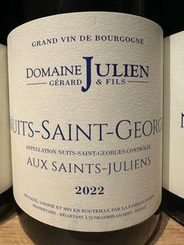 Domaine Gerard Julien & Fils Nuits-Saint-Georges Aux Saints-Juliens
