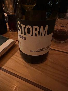 Storm Pinot Noir Santa Barbara County