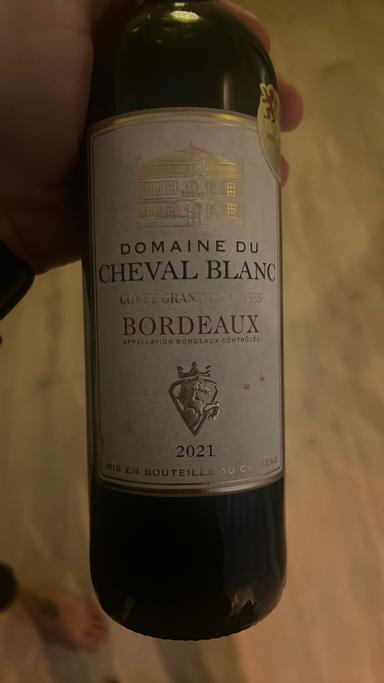 Domaine du Cheval Blanc Cuvee Les Grandes Vignes Bordeaux