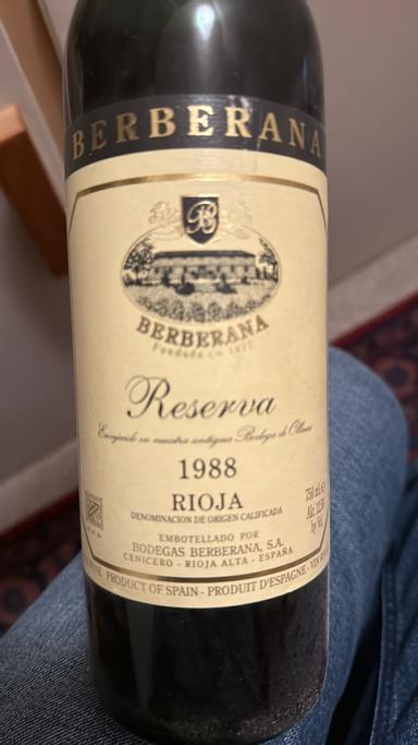 Berberana Reserva Rioja