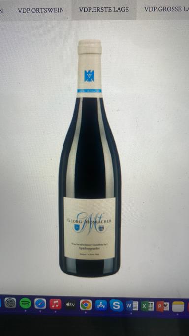 Mosbacher Wachenheimer Goldbächel Spätburgunder EL