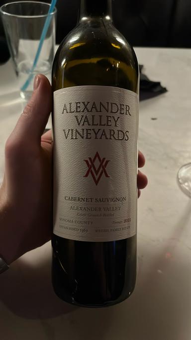 Alexander Valley Vineyards Estate Cabernet Sauvignon Alexander Valley