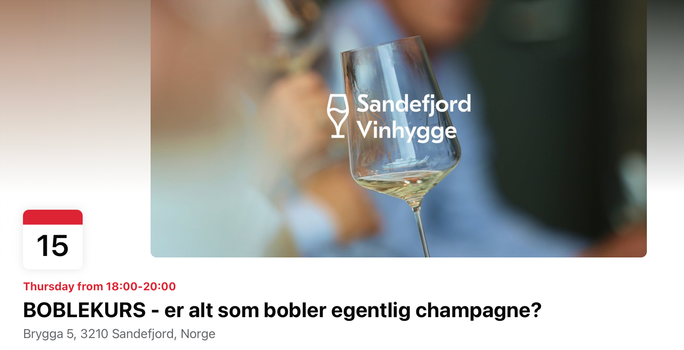 BOBLEKURS - med Sandefjord Vinhygge_image