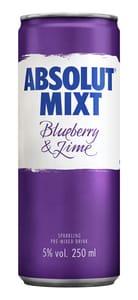 Absolut Mixt Blueberry & Lime