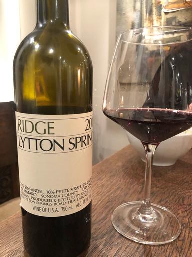 Ridge Vineyards Lytton Springs Dry Creek Valley