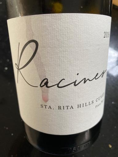 Racines Cuvee Pinot Noir Sta. Rita Hills