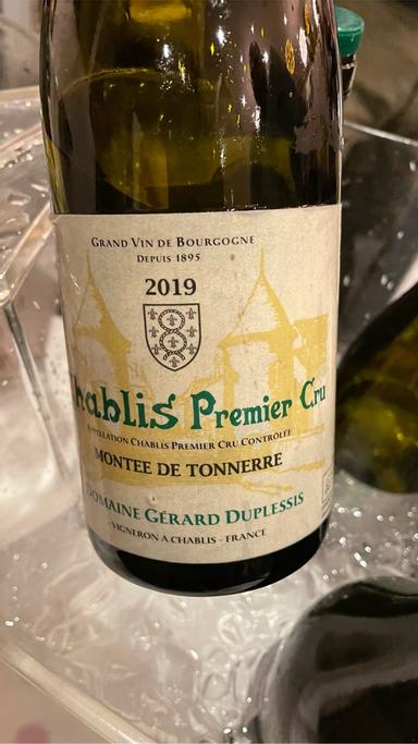 Gerard Duplessis Chablis Premier Cru Montee de Tonnerre