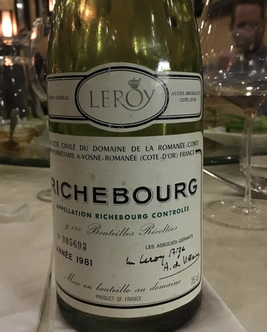 Domaine de la Romanee-Conti Richebourg Grand Cru