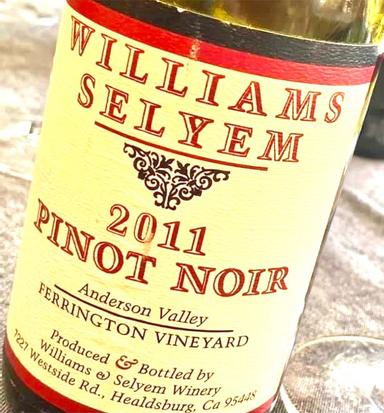 Williams Selyem Ferrington Pinot Noir Anderson Valley