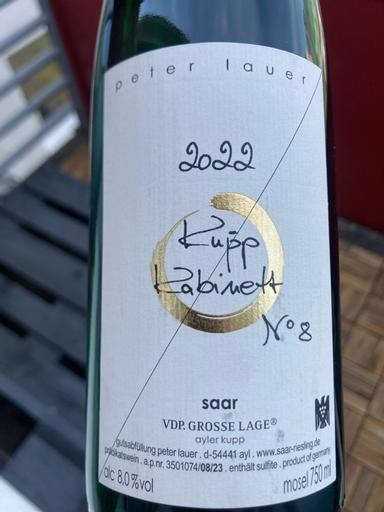 Peter Lauer Ayler Kupp Riesling Kabinett Fass 8 Mosel