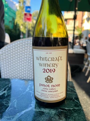 Whitcraft Winery Chene Vineyard Pinot Noir Edna Valley