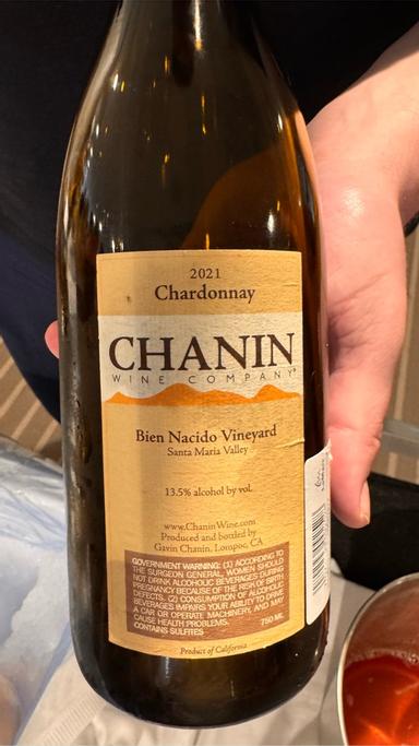 Chanin Bien Nacido Chardonnay Santa Maria Valley