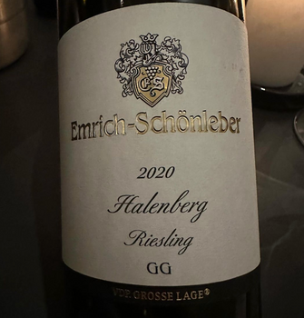 Emrich-Schonleber Monzinger Halenberg Riesling Grosses Gewachs Nahe