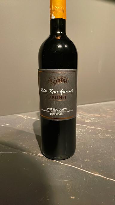 Pod. Rosso Giovanni Carlinet Barbera d'Asti Superiore