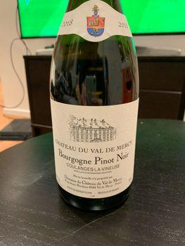 Ch. du Val de Mercy Bourgogne Pinot Noir Coulanges La Vineuse