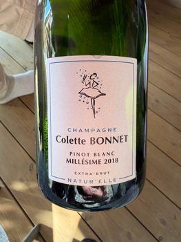 Champagne Colette Bonnet Pinot Blanc Millésime Extra-Brut