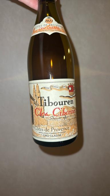 Clos Cibonne Tradition Côtes de Provence Cru Classe Tibouren Rosé