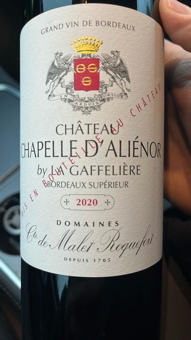 Chateau Chapelle d'Alienor Bordeaux Superieur